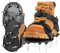 keilend Lawn Aerator Shoes Heavy Duty Grass Spikes Shoes for Lawn, Adjustable Aerating Shoes with PU Leather Straps, Soil Aerator Sandals with 55 mm Metal Spikes for Yard Patio Garden, Black