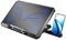 Goufride Base di Raffreddamento per Laptop con 8 Ventole di Raffreddamento Ventola di Raffreddamento per Laptop Luci Supporto di Raffreddamento per Notebook con 5 Altezze Regolabili
