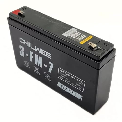 BATTERIE 6V 7AH AGM CHILWEE POUR VOITURE ÉLECTRIQUE