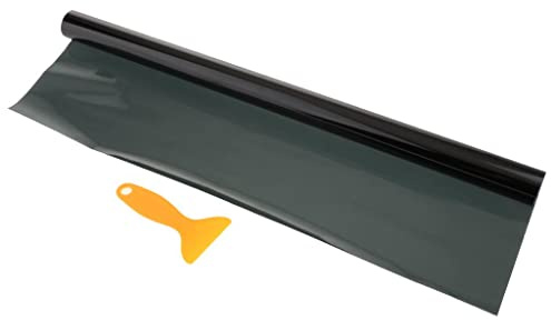 TISHITA 50% VLT Car Home Glasfenster Wärmeschutzfolie Tönungsfolie, 50x100 cm