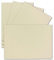 25 Einzel-Karten DIN A6-10,5 x 14,8 cm - 240 g/m² - Vanille/Creme gerippt - Tonkarton - Bastelpapier - Bastelkarton- Bastel-karten - blanko Postkarten