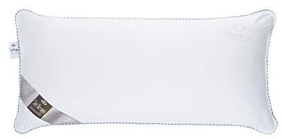 sei Design Kissen Ökotex Kopfkissen 40x80 Baumwollkissen Kissen SWAN de Luxe - Schlafkissen mit Daunengefühl