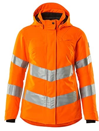 Mascot 18545-231-14 Safe Supreme Damen-Passform Winterjacke, Wasserdicht, Hi-Vis Orange, 2XL Größe