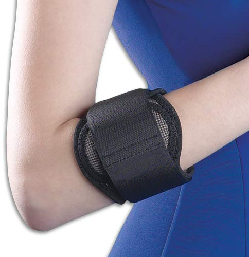 Tennis Elbow Support mit Silikon-Pad, Nano Bambuskohle