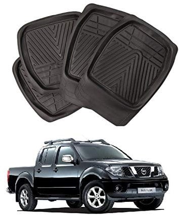 Xtremeauto Navara D40 Deep Tray Rubber Floor Foot Mats Heavy Duty Mud Mats Set of 4