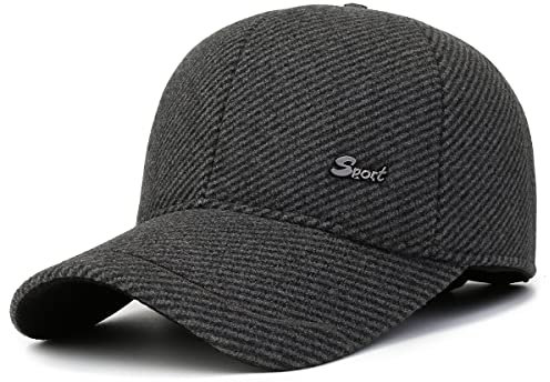 GYOUFU Baseball Cap für Herren Wintermützen 57-61cm (Grau 14)