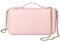 NYZE Damen Wallet Clutch - 100% Vegane Abendtasche mit Kette Rosa