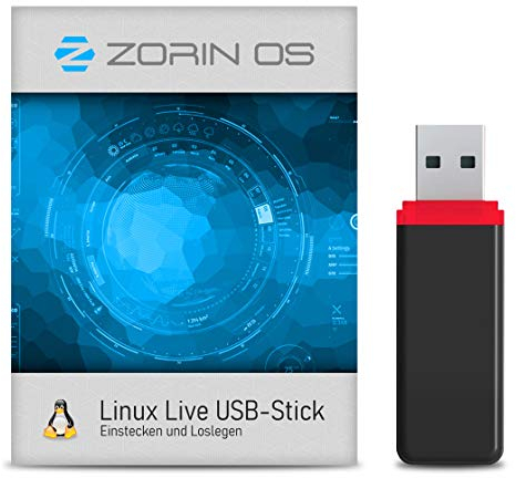 Linux Zorin OS mit 64 Bit auf 32 GB USB 3.0 Stick - USB Live Stick