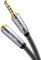 DuKabel Headset Extension 4 Pôles TRRS Nylon 3,5 mm Câble d'extension audio stéréo (mâle à femelle) Câble adaptateur Jack pour microphone Lavalier avec contacts plaqués or - Top Series 5 m