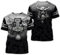 BBYOUTH Odin T-Shirt, 3D Bedruckter Nordischer Mythos Wikinger Rune Tattoo Kurzarm Cosplay Shirt (11 USA Größe),Odin Mjolnir,L