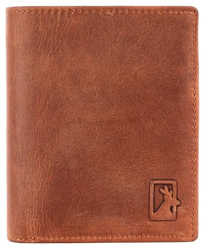 MERCANO Premium Vintage Echtleder Geldbörse Braun mit RFID-Schutz I inkl. Geschenkbox, für Damen & Herren, Portemonnaie mit Kartenfächern und Münzfach, Wallet Brieftasche Portmonee Geldbeutel