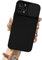 Tybiky Coque de protection de l'appareil photo pour iPhone 12 Pro, ultra fine avec protection de l'appareil photo, protection de l'appareil photo avec curseur, PC hybride de qualité supérieure + TPU