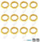 12 Stück 30er LED Micro Lichterkette Batterie-betrieb, 3M Kupferdraht Lichterkette String Fairy Lights, Wasserdicht Lichterketten für DIY Weihnachten Hochzeit Party Festival Dekorationen, Warmweiß