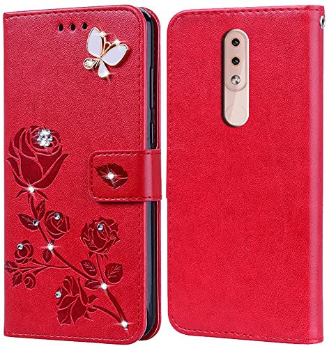 BIIULHCI Mobile Phone Case for Nokia 4.2 Protective Case, PU Leather Case Protective Cover for Nokia 4.2 Flip Wallet Mobile Phone Case Cover