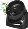 Zilan Tischventilator Sehr leise Ventilator klein 3 Stufen Energiesparend Geeignet für Büro Schlafzimmer Windmaschine Miniventilator Luftkühler Ventilator Mini Fan Tisch Ventilator… (Midnight Black)