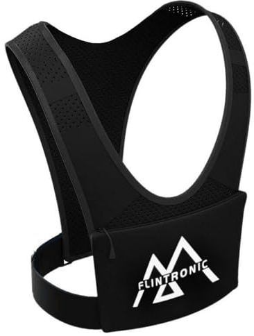 Flintronic Gilet de Course, Porte-téléphone de Course pour Gilet avec Plusieurs Poches, Gilet de Course Réfléchissant, Support De Téléphone pour Gilet De Course Pied pour Le Jogging l'entraînement