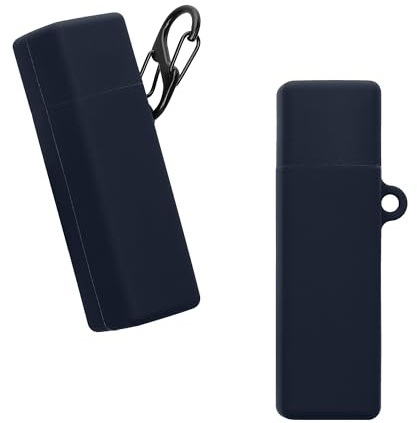 kwmobile Hülle kompatibel mit Anker Soundcore A30i Hülle - Kopfhörer Case - TPU Silikon Cover - Schutzhülle in Dunkelblau