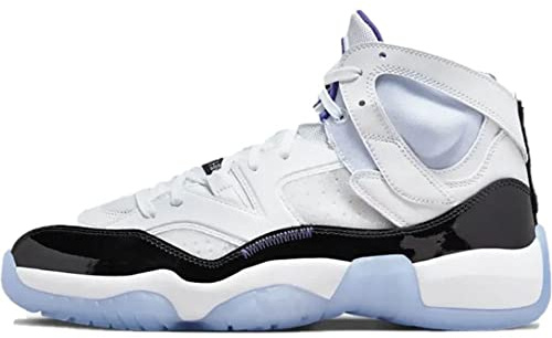 NIKE Jordan Jumpman Two Trey Men's Trainers DO1925 (White/Dark Concord/Black 100) UK 9 (EU 44)