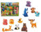 Knetset für Kinder Welt Tiere Wald Bauernhof Knetmasse Modelliermasse Play Set Bauernhof Wald Jungla Kreatives Kit mit Farbknete 168g Formen und Zubehör