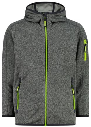 CMP Softshell Jungen Kapuzen Jacke | für aktive Kinder, ergonomischer Schnitt, atmungsaktiv, Outdoor-Abenteuer, Funktionsjacke, atmungsaktiv, Sweatjacke