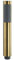 Cabezal de Ducha de Mano Alta presión, rocía de Lluvia de latón de Ducha de Ducha de Ducha de Ducha Universal para el baño, g1/2 '' Conectado, Cepillado de Oro de Titanio