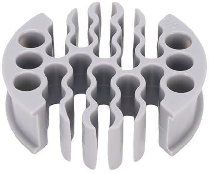 Asixxsix Cable Comb, 30 Holes with Network Cable Management Tool for CAT 5 CAT 5E 6 Shielded Wires Ethernet (CAT5 Wire)