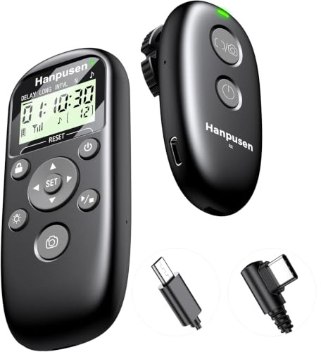 for Sony Camera Rechargeable Wireless Intervalometer Shutter Release, Time-Lapse & BULB Exposure Interval Timer Remote Control with OLED Display for Sony A6700/A6400/RX100 VII/A7 IV/A7 V/ZV-1/FX3/FX30