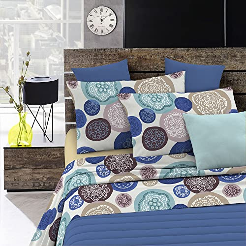 Fantasy Murrine Italian Bed Linen Bettwäsche, Einzelne, Mikrofaser