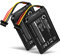CELLONIC, Battery for Navigation, compatible with TomTom Go Premium X, 5000, 5200, 6000, 4PL60 (3.7V, 1100mAh) 2 Pieces