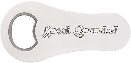 Azeeda 'Great Grandad' Magnetic Bottle Opener (BO00025877) | Fridge Magnet / Flat Bar Tool for Beer, Soft Drinks and Home Bars