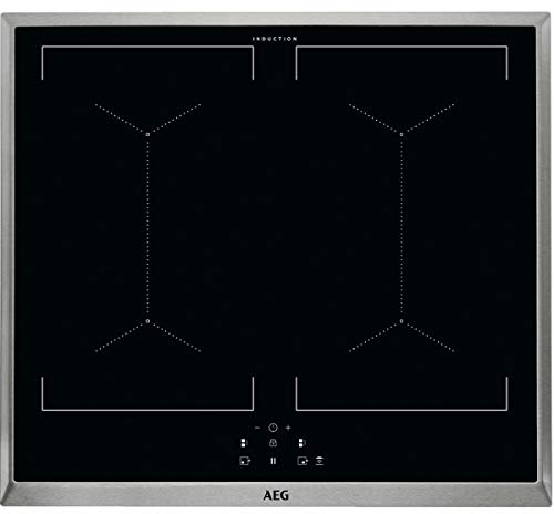 AEG IEE64050XB Elektro-Kochfeld / 60 cm / Glasfarbe Schwarz / Induktionskochfeld mit Hob²Hood-Funktion / herdgebundenes Kochfeld