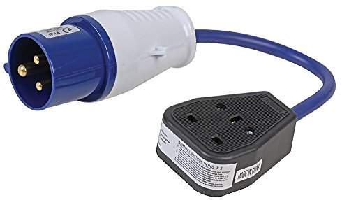 13A Socket to 16A Plug Fly Lead Converter