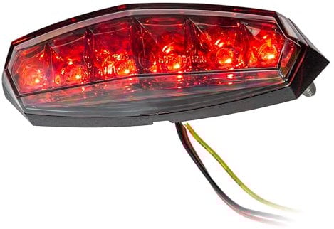 Universal Motorrad LED-Rücklicht getöntes Glas Koso E-geprüft