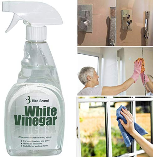 Bird Brand White Vinegar Spray Bathroom Glass Shower Cleaner Removes Limescale Carpet Stain Cleaning Agent 500ml (1)