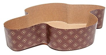 Dream's Party - Molde de paloma de 500 g, 10 unidades, de papel de horno desechable, ideal para palomas de Pascua, pasteles de Pascua, pan brioche, pan dulce, etc. - 10 unidades de 1/2 kg