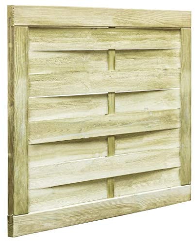 Tidyard Holz Gartentor Gartenzaun-Tor | Zauntor Eingangstor | Garten Holztor Gartentür | Imprägniertes Kiefernholz Grün 100 x 75 cm