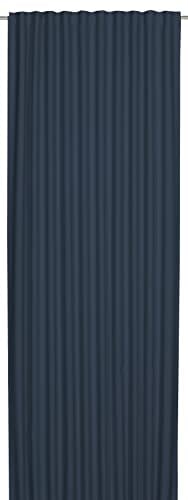Elbersdrucke Midnight 01 blau Gardine mit verdeckten Schlaufen, Polyester, 255 x 140 cm