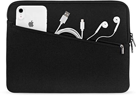 Artwizz Neoprene Sleeve PRO, MacBook Pro 16 (2024-2019) M1,M2,M3,M4 / MacBook Pro 15 (2019-2012) - Schutzhülle mit Zubehör-Fach, Schwarz, 16 Zoll