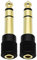 Audio Adapter 6.35mm (1/4 inch) Male to 3.5mm (1/8 inch) Female Stereo Headphone Connector Gold Plated, 2 Pack