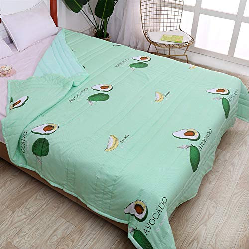 FANSU Tagesdecke Bettüberwurf Steppdecke Mikrofaser Doppelbett Einselbetten Gesteppt Bettwäsche Sofaüberwurf Wohndecke Bettdecke Stepp Gesteppter Quilt (Avocado,200x220cm)