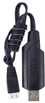 ZYGY 1PCS 7.4V USB Câble de Charge Rapide pour Wltoys F959 V912 V913 V353 A959-B A959 K949 K969 K979 K979 K989 P929 P939 284131 RC modèle Chargeur de Batterie au Lithium 7.4V câble de Charge USB