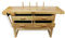 LUMBER JACK WB1520D4 Heavy-Duty Hardwood Workbench, 1520mm x 620mm, 7 Vise, 4 Drawers, Storage Shelf, FSC Certified Wood, Professional & DIY Woodworking Bench, 113kg Capacity