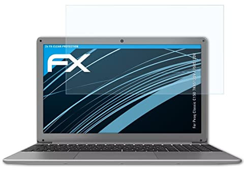 atFoliX Schutzfolie kompatibel mit Peaq Classic C150 7K8512DV / 7S8512DV Folie, ultraklare FX Displayschutzfolie (2X)