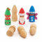 Baker Ross FC225 Weihnachts Elfen aus Holz zum Bemalen - 8er Pack, Holzfiguren für Kinder, Holzbasteleien zum Basteln und Dekorieren, Weihnachtsdekorationen zum Selbermachen