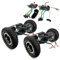 Kit di conversione per skateboard elettrico da montagna 4WD con 4 ruote e telecomando con display LCD