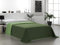 Martina Home Wendbare Tagesdecke, Mikrofaser, Olivgrün, für 90 cm Bett