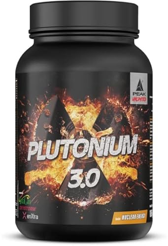 Plutonium 3.0-1054g Geschmack Nuclear Energy I Pre Workout Booster I über 30 potente Inhaltsstoffe I L-Citrullin Malat I L-Arginin AKG I OXYSTORM® I EAA Matrix I vegan