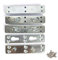 Lot de 4 supports de rail de lit robustes pour connexion au bois, têtes de lit et pieds de lit, avec vis