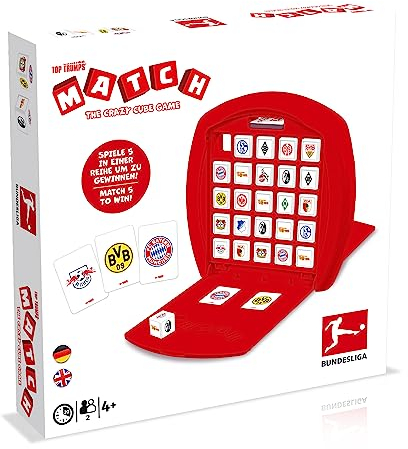 Winning Moves - Match - Bundesliga Edition (mit Vereinen) - Bundesliga-Spiel - Alter 4+ - Multilingual