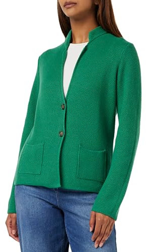 United Colors of Benetton Giacca M/L 1235D6934, Verde Bosco 1U3, XS Donna